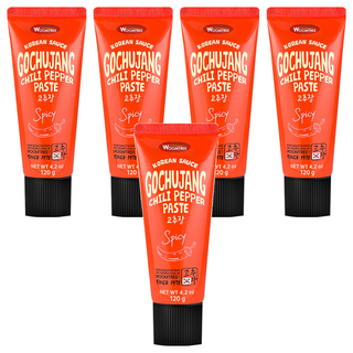 WOOM CHEF 韓式辣椒醬 辣味, 120g, 5條