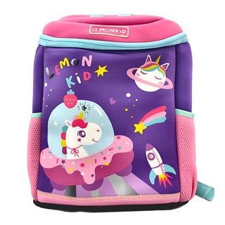 LEMONKID 檸檬寶寶 兒童輕巧造型書包 - 粉紫獨角獸-大碼-單入 765g