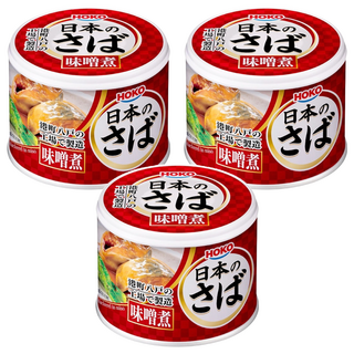 HOKO 寶幸 味噌鯖魚罐 日本原裝進口, 190g, 3罐