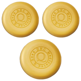 DHC Q10晶妍皂, 飽滿Q10 豐富泡沫, 洗出嬌嫩不緊繃的柔滑膚觸, 100g, 3個