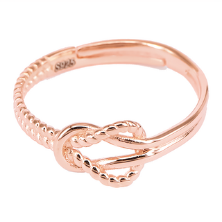 RADIANT STAR 璀璨之星 花遊記扭結可調式戒指 925純銀 SL451