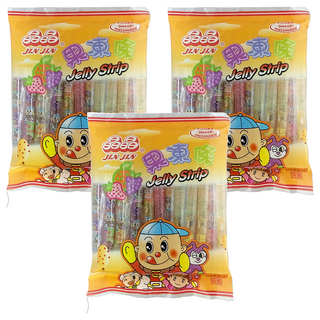 晶晶 果凍條 Jelly Strip 綜合口味, 470g, 3袋