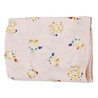 C.D.BABY 嬰兒床床包換布套 100% 純棉, 粉色, M (60 x 120 x 2.5~10cm), 1個