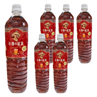 KIRIN 麒麟 午後紅茶 原味紅茶, 採用汀布拉Dimbula茶葉, 帶有玫瑰花般的香氣, 1.5L, 6瓶