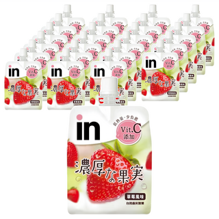 MORINAGA 森永 in果凍濃厚果實 草莓 低卡美味, 150g, 24包
