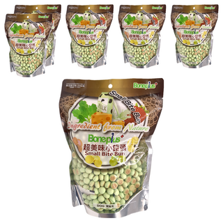 Boneplus 超美味小饅頭 - 狗狗貓貓零食, 平衡菠菜, 250g, 6包