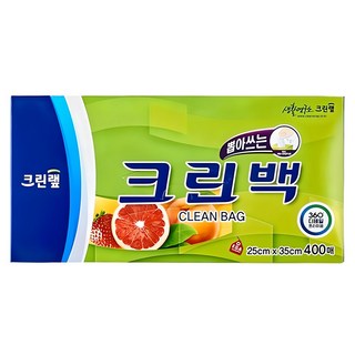 CLEANWRAP 抽取式塑膠袋, M(35 x 25cm), 400個, 1盒