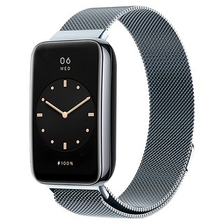 ANTIAN 米蘭尼斯金屬磁吸錶帶, 鈦灰色, 1個