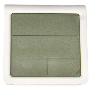 RiTERS 瑞特斯 多功能溫/濕度計時鐘 大螢幕高清數字, 白色, 1個