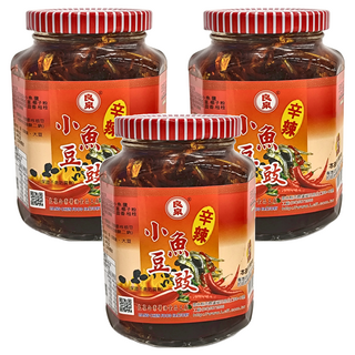 良泉 小魚豆鼓 辛辣, 400g, 3罐