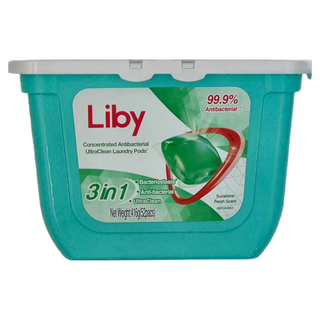 Liby 立白 濃縮除菌倍淨洗衣凝膠球, 99.999%除菌率 72小時長效抑菌 416g (52顆) 日曜清香, 1盒