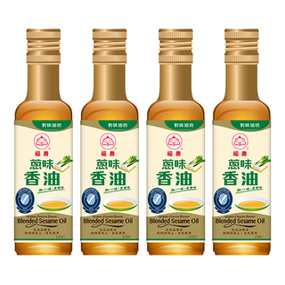 福壽實業 蔥味香油 220ml, 蔥香濃郁、層次豐富, 適合涼拌料理、沾醬提味, 4瓶