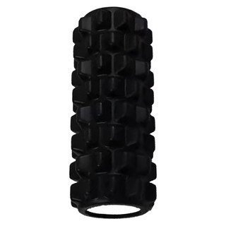 bebehome 瑜珈按摩滾筒，一般狼牙款，33 x 14cm，外層EVA + 內部PVC, 黑色, 1個