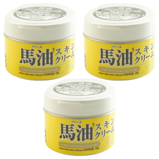 Loshi 樂絲 馬油保濕乳霜, 日本銷量No.1 天然配方, 220g, 3件
