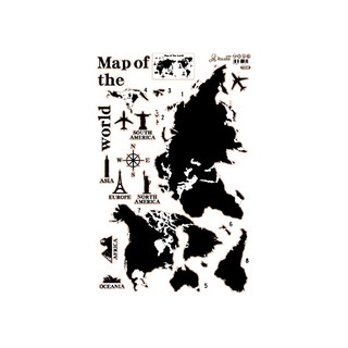 itaste 小品味 創意壁貼 FI044, 世界地圖, 1個