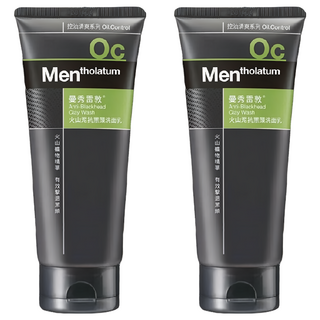 MENTHOLATUM 曼秀雷敦 火山泥抗黑頭洗面乳，火山礦物精華，深層清潔毛孔，控油保濕, 100g, 2條