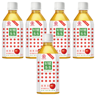 工研 好醋多多 蘋果多 含15%以上果汁 添加益生菌和蜂蜜, 350ml, 5瓶