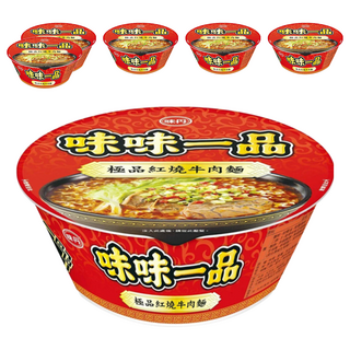 味丹 極品紅燒牛肉麵 181g, 6入
