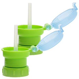 Bebelock 寶特瓶吸管蓋, 綠色, 2個