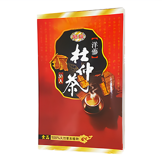 展瑄 杜仲茶, 100%天然草本植物, 養生滋補強身, 精神旺盛, 增加體力, 4g, 30包, 1盒