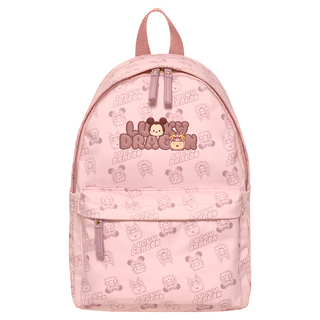TSUM TSUM Disney 後背包 粉色 聚酯纖維, 26 x 14 x 38cm