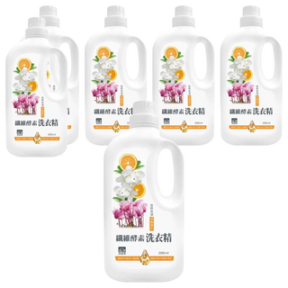 do it 多益得纖維酵素洗衣精 濃縮中性配方 增豔護色, 2L, 6瓶