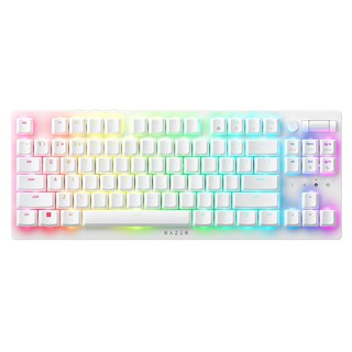 Razer噬魂金蝎 V2 Pro 無線鍵盤短軸 英文 原廠保固, 白色, 紅軸, 1個