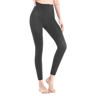 GIAT 吉亞特 石墨烯遠紅外線機能彈力九分褲, 舒適昇溫, 高效抗菌, 緊密超彈性, XL~XXL 腰圍32~44吋, 黑色