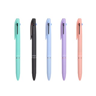Liflin 速乾三色筆 0.5mm, 顏色隨機 5入, 款式隨機, 1組