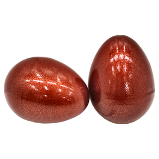 KingRosa 珍珠亮粉蛋沙鈴 2個 奧福樂器 啟發孩子音樂潛能 輕搖發聲, 5.5 x 3.8cm, 1組