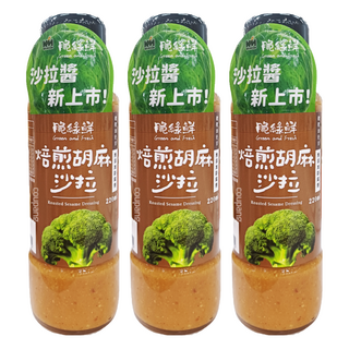 KOKUMORI 穀盛 脆綠鮮沙拉 焙煎胡麻, 220ml, 3瓶