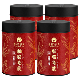 台灣茶人 茶語日常 胭脂烏龍，琥珀色澤，輕熟果香，濃醇甘爽, 75g, 1入, 4罐