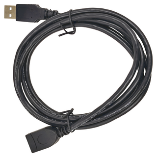 Cable 超強效抗干擾 USB A-Mini 5Pin 傳輸線 100cm, 黑色, 1條