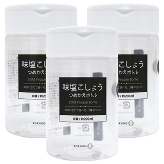KOKUBO 小久保 雙開口調味料罐 Set, 200ml, 3個