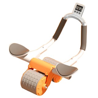 S-SportPlus+ 460 健腹輪 橘桿子計時器 + 翹圓, b7008002-01, 橘色