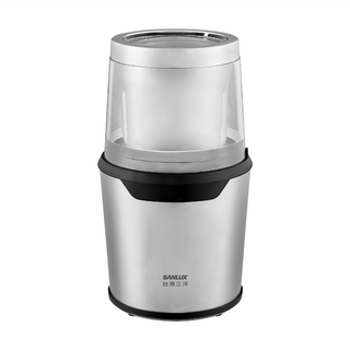 SANLUX 台灣三洋 電動磨豆機 SYCG-9220, 堅固耐用-304不鏽鋼磨豆槽刀片, 不鏽鋼鋼杯可拆卸沖洗