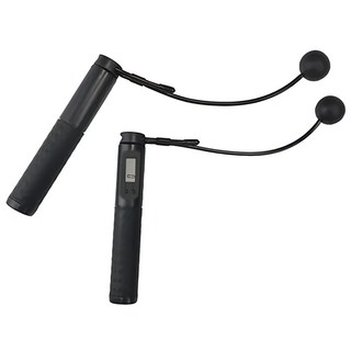 SUCCESS 成功 智能電子計數無線跳繩 S4610A 黑色 智能計數 防滑握把, 167 x 30mm, 1個