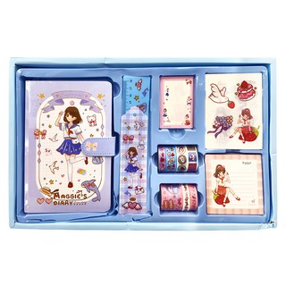 氧氣少女 手賬豪華套裝 186件, 1盒