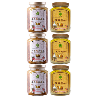 Well Life 悅生活 御品能量 黃金3A原味雙享6件組 頂級鵝油 375ml 3罐 + 上等鵝油香蔥 350g 3罐, 1組