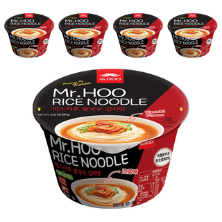 Mr.HOO 米麵線 泡菜味 92g, 5入