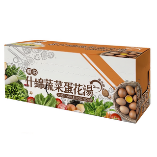 蘇伯 什錦蔬菜蛋花湯 家庭號 60g x 10包入 - 即食沖泡、營養美味, 1盒