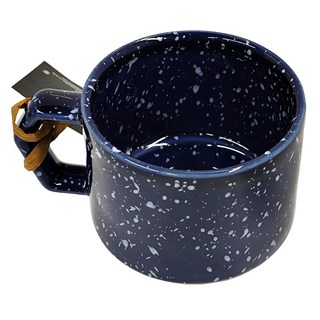 CHIPS mug 疊杯 潑墨藍白 陶瓷杯 85mm*73mm 280ml 日本製造, 1個