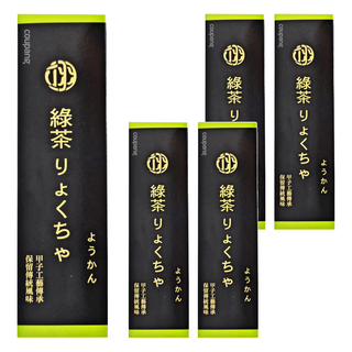 綠茶羊羹, 甲子手工, 台灣傳統風味, 90g, 5盒