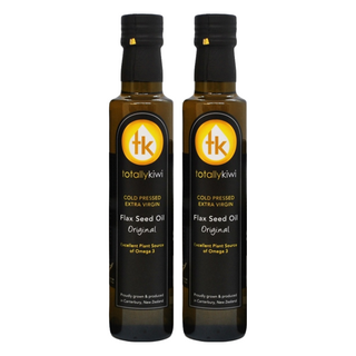 Totally Kiwi 冷壓初榨亞麻仁油，紐西蘭農場，Omega 3含量60%，非化學溶劑萃取, 500ml, 2瓶