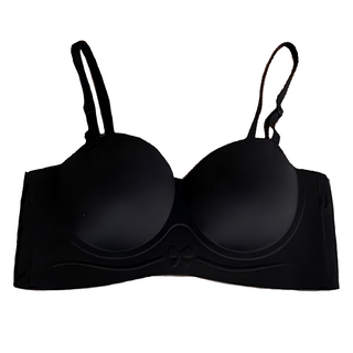 公主日記 蝴蝶結浮雕內衣 立體胸罩 黑色 XL