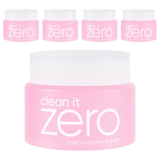 BANILA CO 芭妮蘭 台灣公司貨 ZERO 零感肌瞬淨卸妝霜 經典潤澤, 7ml, 5罐