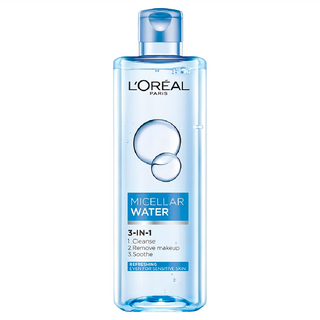 L'OREAL PARiS 巴黎萊雅 台灣公司貨 3合1卸妝潔顏水 清爽型, 400ml, 1瓶