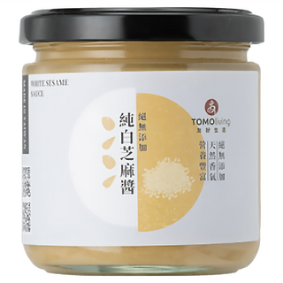 TOMOliving 友好生活 純白芝麻醬, 無添加，台灣產, 200ml, 1罐