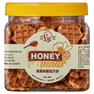 恩澤 媽媽雞蛋鬆煎餅, 香脆酥, 濃郁蛋香, 添加天然蜂蜜, 260g, 1罐