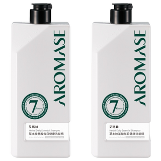 AROMASE 艾瑪絲 草本胺基酸每日健康洗髮精，0% Dimethicone 化學防腐劑 界面活性劑, 520ml, 2瓶